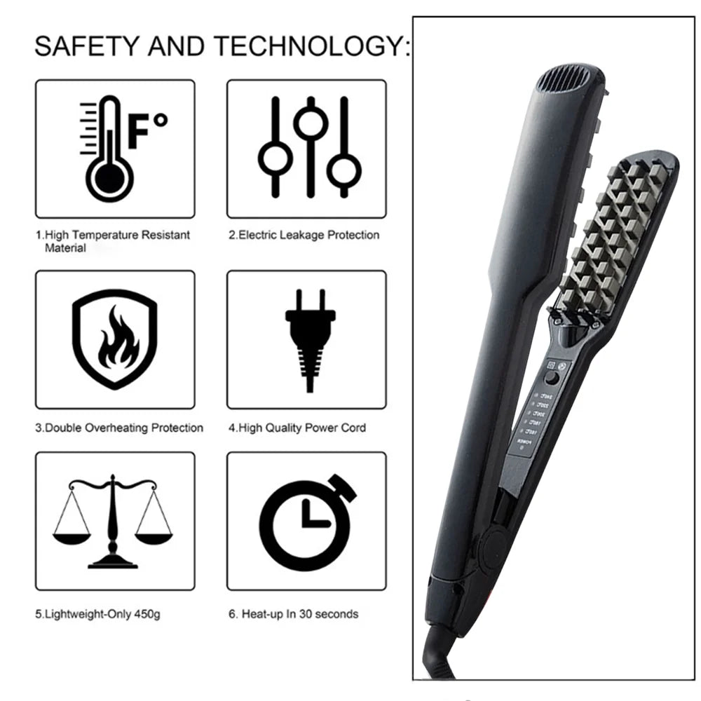 Professional hair iron fluffy hair root  Fluffy styler Volumizing Hair Iron