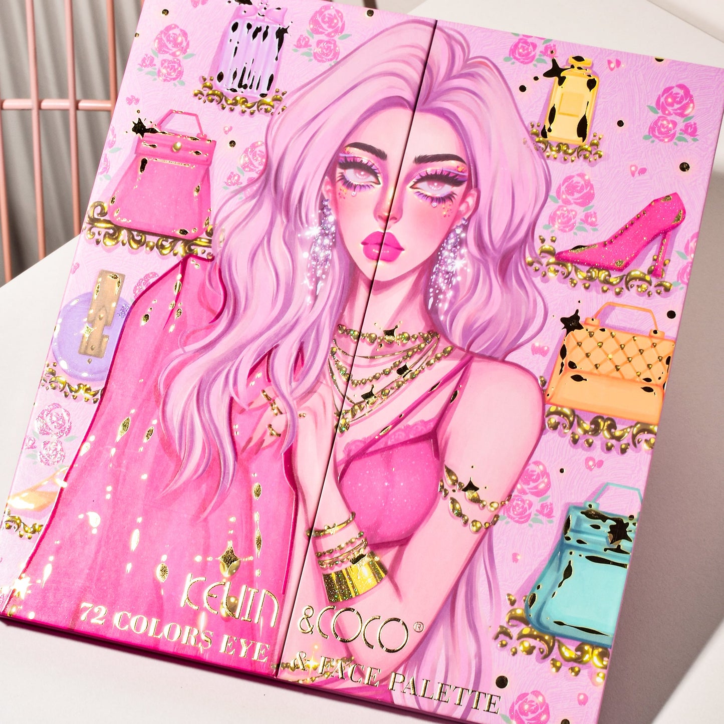 Kevin & coco 72-Color Fashion Nova Girl Palette