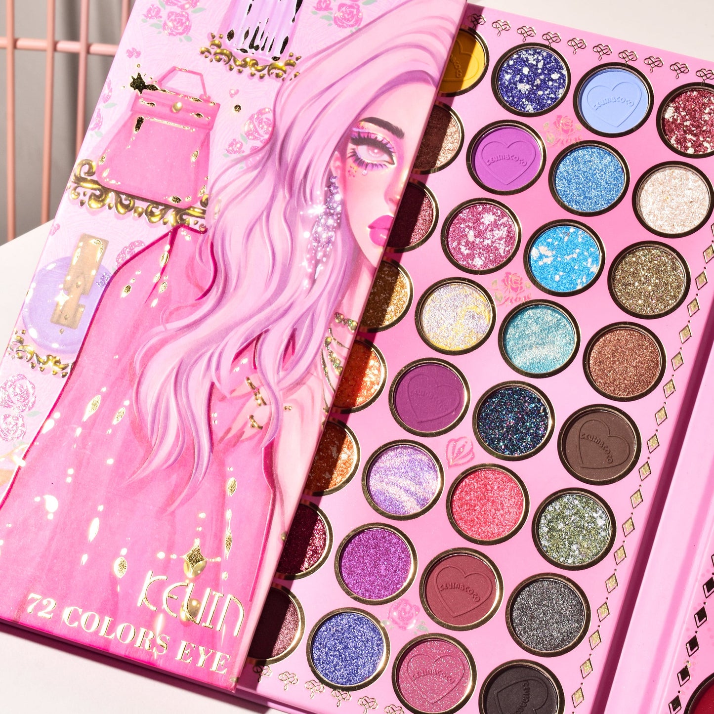Kevin & coco 72-Color Fashion Nova Girl Palette